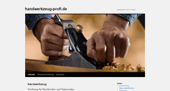 Desktop Screenshot of handwerkzeug-profi.de